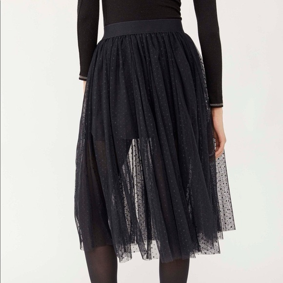 Free People Eden Tulle Skirt - Small Like New - Picture 1 of 7
